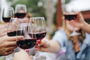 people sitting and having drink