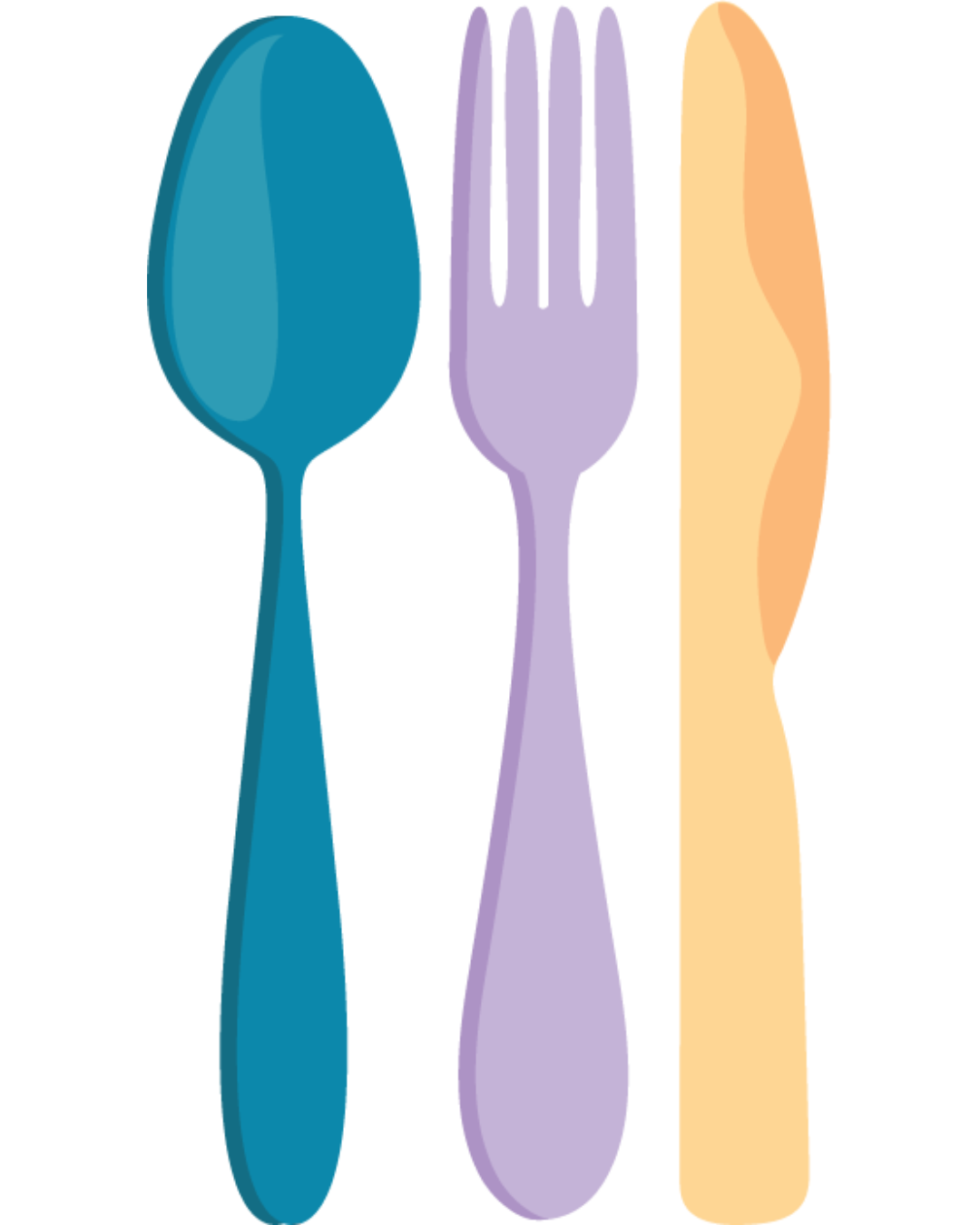 Plate and fork art